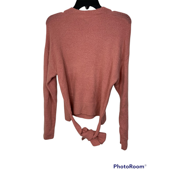 WAYF blush Bow Soft Sweater Size xs NEW - Picture 5 of 5